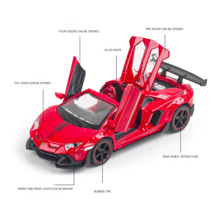 1-32-lamborghini-lp700ล้อแม็กรถยนต์รุ่นเสียงและแสงดึงกลับคอลเลกชัน-d-iecast-ยานพาหนะรถยนต์ของเล่นสำหรับเด็ก