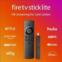 Fire TV Stick Lite, free and live TV, Alexa Voice Remote Lite, smart home controls, HD streaming - Authentic - USA Imported