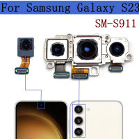 Kamera Depan Belakang Asal Unang Samsung Galaxy S23 5G S911 SM-S911E S911B S911U หน้าผากเซลฟี่ Kembali Belakang Modul Kamera Belakang