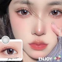 (COD) คอนแทคเลนส์ Contactlens สายธรรมชาติ. รุ่น Enjoy สายตา+ปกติ Prettydoll 0.00 ถึง - 6.00 เลนส์นิ่มใส่สบายตา แถมตลับ