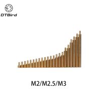 【✆New✆】 chenyoufang 50ชิ้น M2 * L3mm M2.5/M3 * L6mm Hex หัวทองเหลืองระยะห่างสกรูเกลียวเสา Pcb คอมพิวเตอร์พีซีเมนบอร์ด Standoff Spacer Hw040