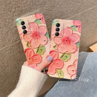 Phone Case เคส Samsung Galaxy A54 A34 A24 A14 A04e A04s A04 A13 A23 A33 A53 A73 LTE 4G 5G เคสโทรศัพท์สินค้าขายดี 2023 เคสนิ่มประดับพลอยเทียมลายดอกไม้หรูหราสไตล์วินเทจลา