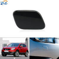 ZUK ไฟหน้าเครื่องซักผ้าหัวฉีดฝาครอบ Trim ฝาปิด Unpainted สำหรับ Nissan J10 Qashqai Dualis 2010-2014ไม่ใช่สำหรับรุ่นเอเชีย