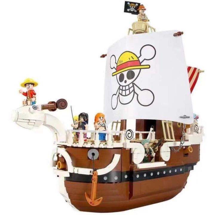 [sg Local Stock] Sembo Blocks Sy6297 (1048+pcs) One Piece Merry Pirate 