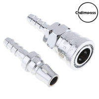 ChgImposs 2ชิ้น/เซ็ตเหล็กความเร็วสูง Pneumatic Quick แรงดันสูง Connector ส่วนนิวเมติก