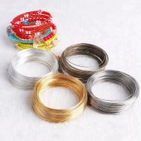 50/100 Loops/lot 0.6mm Memory Steel Wire For DIY Beading Bracelets Earrings Jewelry Making Finding Accessories Supplies Beads