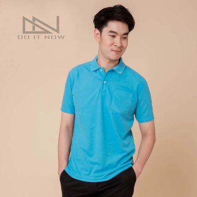 MiinShop เสื้อผู้ชาย เสื้อผ้าผู้ชายเท่ๆ สีฟ้าทะเล  (ชาย) เสื้อโปโล By Doitnow  สินค้าคุณภาพ จากแห่งผลิตโดยตรง!! เสื้อผู้ชายสไตร์เกาหลี