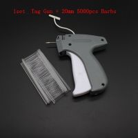 1set New Brand Tag Gun +  5000pcs Barbs Regular Clothing Garment Price Label Tagging Tag Gun Stickers Labels