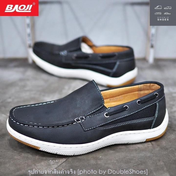 baoji-รองเท้าหนัง-คัชชูลำลอง-รุ่น-bx648-สีดำ-ไซส์-39-45