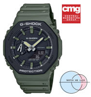 Casio ลายพราง ลายทหาร G-shock GA-2100 จีช็อค  นาฬิกาทางการ นาฬิกาลำลอง  G-Shock GA-2100SU-1, GA-2100SU-3 แท้ใบครบทุกอย่างประหนึ่งซื้อจากห้างพร้อมรับประกัน 1 ปี CMG