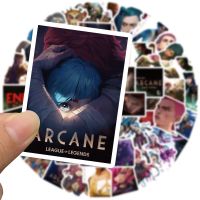 ?พร้อมส่ง?GAME LOL Sticker ลีกออฟเลเจ็นดส์ League of Legend Arcane 50แผ่น สติกเกอร์ กันน้ำ ใช้ซ้ำได้ กระโปรงหลังรถ โทรศัพท์มือถือ