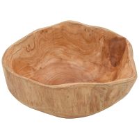 Household Fruit Bowl Wooden Candy Dish Fruit Plate Wood Carving Root Fruit Plate Wood 20-24 Cm