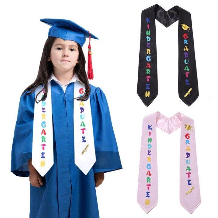 QU333699 Decoration Adult Black Sashes Academic Dress Honor Stole ...