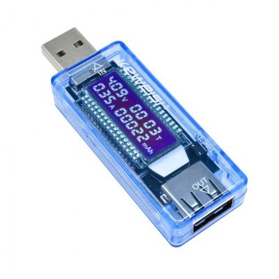 Keweisi KWS-V20 USB Tester อุปกรณ์ทดสอบไฟ สำหรับเช็คกระแสไฟจากช่อง USB
