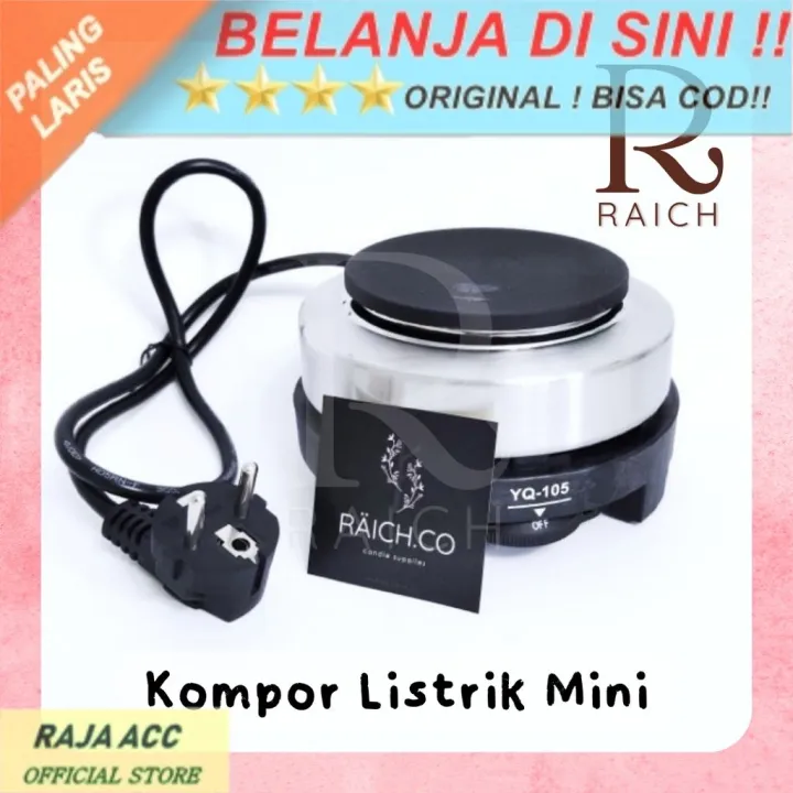 Kompor Pemanas Listrik Mini / Electric Stove for Candle Making Lazada