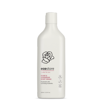 Ecostore โรส แอนด์ เจร์เรเนี่ยม บอดี้วอช Rose &amp; Geranium Body Wash (400 ml)