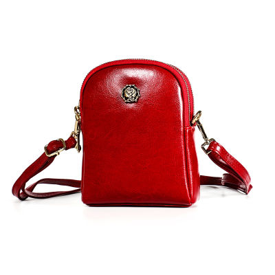 Shoulder Bag Women Cell Phone Pocket Soft Genuine Leather Lady Small Crossbody Bags Girls Purse Female Small Messenger Bag New