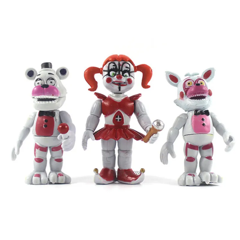 Anime Fnaf Pvc Toys 5 Model Figure Fnaf Toys Sister Location Funtime Foxy  Ballora Puppet Figure Freddyss Bear Doll Action Toys - AliExpress