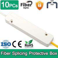 กล่องเก็บงาน Splices สาย Fiber Optic แบบ เข้า 1 ออก 1 ( 10 PCs Fiber Optic Drop Cable Splicing Protective Box ) จำนวน 10 ใบ