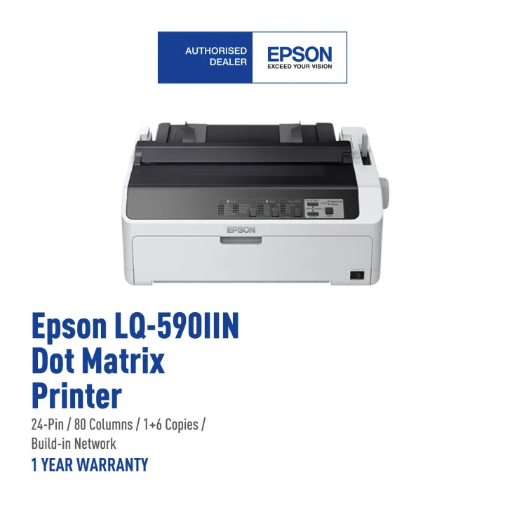 Epson LQ590IIN Dot Matrix Printer with Network Ready Lazada