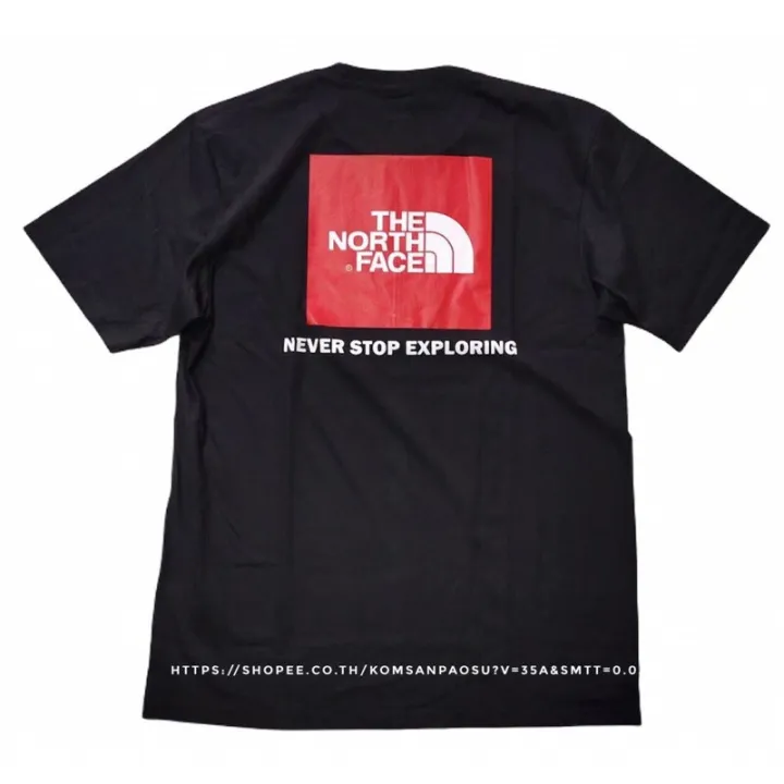 เสื้อยืด The North Face เสื้อ The North Face เสื้อสตรีทโอเวอร์ไซส์TEE ...