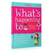 Usborne produces whats wrong with my body (girls version) whats happening to me? Girl English original sex education puberty knowledge guide hardcover of childrens popular science and physiology knowledge