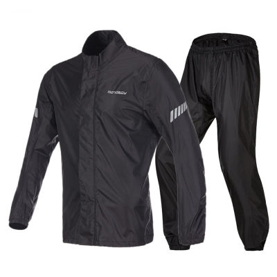 Premium Motoboy Best-Selling Motorcycle Racing Set Raincoat Rain Pants Split Men and Women Slim Reflective Rainwear Racing Suit