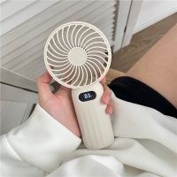 ┅✶☸ Simple Ins Style USB Mini Fan Portable Student Dormitory Handheld Charging Portable Small Electric Fan