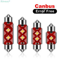 Aitemay 5Pcs C5W LED CANBUS 31มม.36มม.39มม.41มม.C10W หลอดไฟ LED 3535ชิปอ่านแผ่นป้ายทะเบียนป้ายทะเบียนโคมไฟภายใน