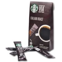 PCM กาแฟบดคั่วเข้ม  ITALIAN ROAST VIA READY BREW STARBUCKS (bbf.2/11/22) กาแฟสำเร็จรูป 12ซอง สตาร์บัคส์ กาแฟลดน้ำหนัก กาแฟคั่วเม็ด