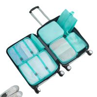 Large Travel Bags Set Portable Clothes shoes Packing Cubes Storage bag Sorting Organizer Pouch Women Luggage Accessory Products