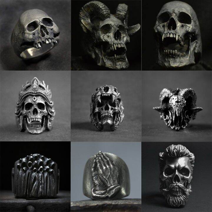 gothic-punk-satanic-devil-skull-ring-vintage-steampunk-men-39-s-stainless-steel-ring-hiphop-motorcycle-rock-biker-jewelry-wholesale