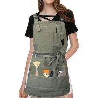 Canvas Painting Work Gouache Watercolor Apron Artist Apron Neutral Painter Painting Art