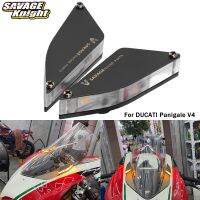 ไฟไฟ LED กระพริบที่มองไม่เห็นสัญญาณไฟเลี้ยวสำหรับ DUCATI Panigale V4 V4S V4R V2อุปกรณ์เสริมรถจักรยานยนต์กระจกแผ่นฐานรอง