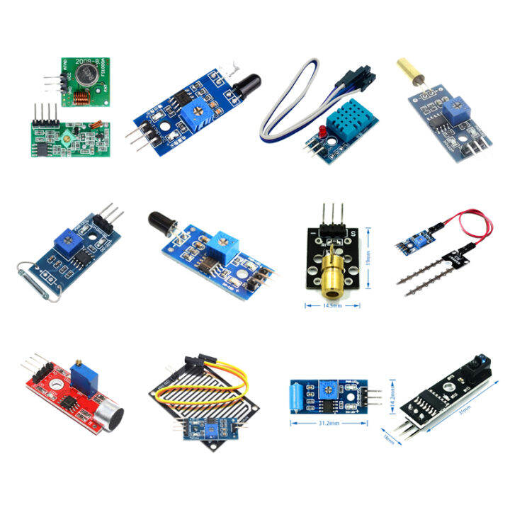 Raspberry pi 2 3 the sensor module package HC-SR04 501 DHT11 DS3231 KY ...