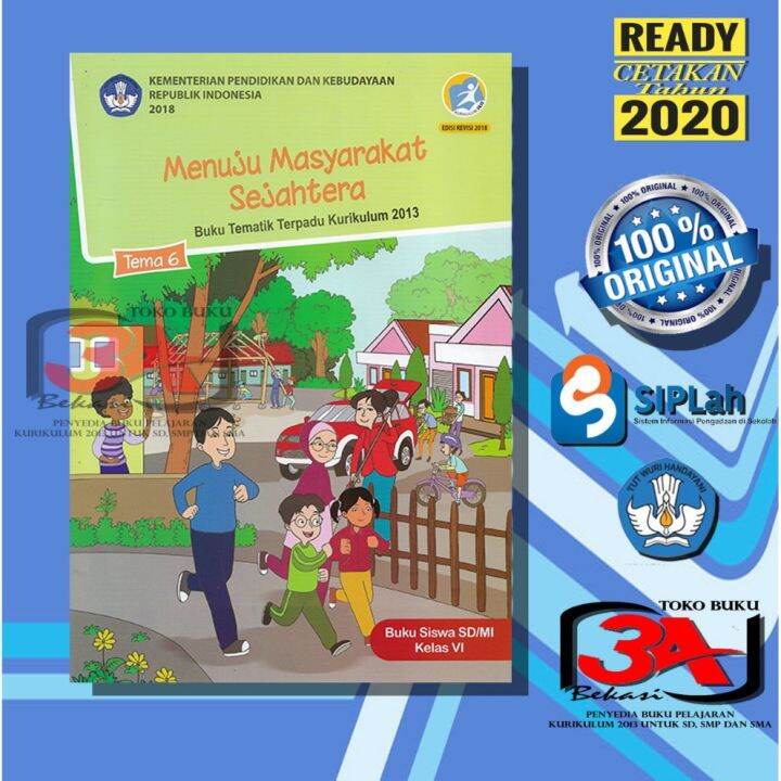 Buku Tematik Kelas 6 Sd Tema 6 K2013 Lazada Indonesia