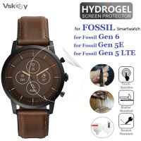 ○▦○ 10PCS Soft TPU Hydrogel Film for Fossil Gen 6 Gen 5E/Lte 42mm 44mm Mens Womens Smart Watch Screen Protector Protective Film