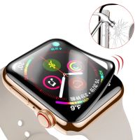 waterproof screen protector for apple watch 5 4 3 38MM 40MM 44MM 42MM (Not Tempered Soft glass) film for Iwatch 4/5/6/SE