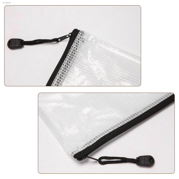 12-pcs-zipper-file-bag-a4-zipper-mesh-bag-board-game-storage-bag-pvc-file-bag-office-supplies-storage-bag-34cmx24cm