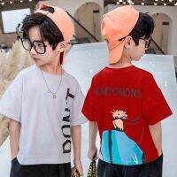 (size110-160) เสื้อยืดเด็ก ลายเท่ๆ คูลๆ ลายฉลาม ลายDONT ลายJunior-company