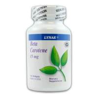 LYNAE Beta Carotene 15 mg Vitamin ไลเน่ เบต้าแคโรทีน 15 มิลลิกรัม 100 เม็ด x 1 ขวด