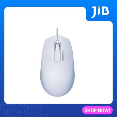 MOUSE (เมาส์) NUBWO OPTICAL NM155 USB WHITE