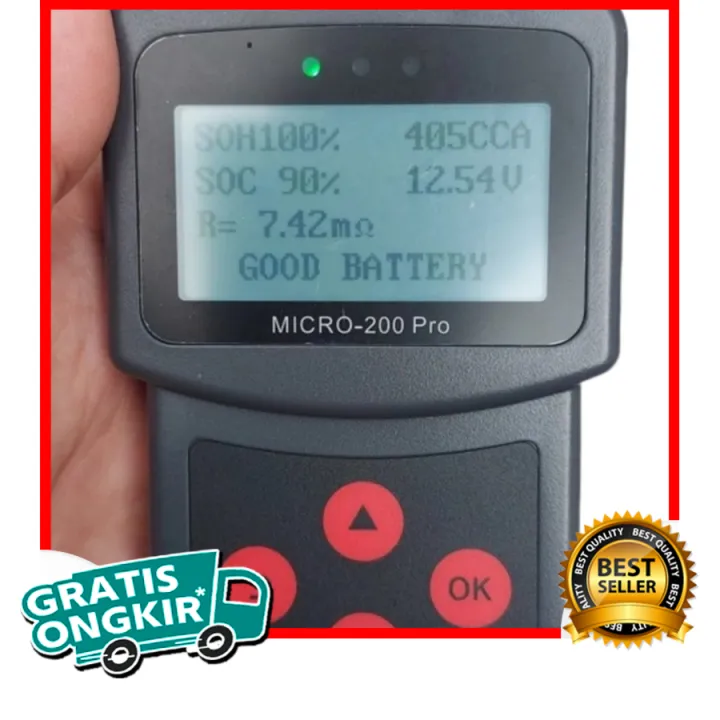 TERBAIK Accu Tester Lancol Micro 200 Pro Alat Pengetes Voltase Arus