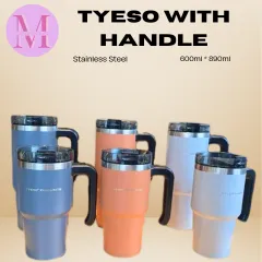 550ML 710ML TYESO Stainless Steel Travel Tumbler 24oz Insulated Coffee Mug  with Lid Straw and Carrier Vacuum Double Wall