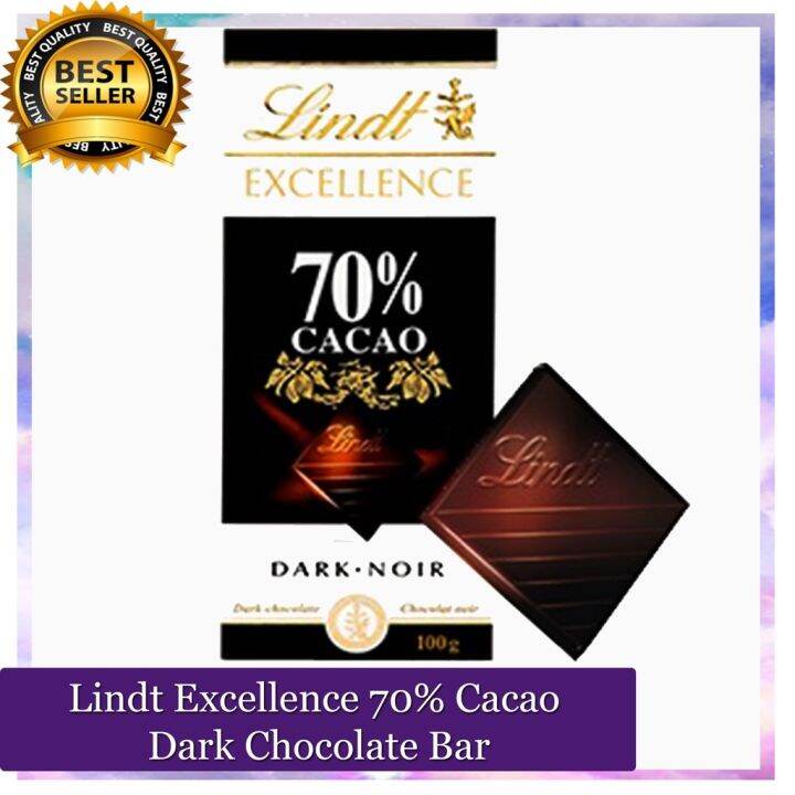 LINDT 70 Cocoa Dark Chocolate LINDT EXCELLENCE Bar (3.5 oz) Lazada PH