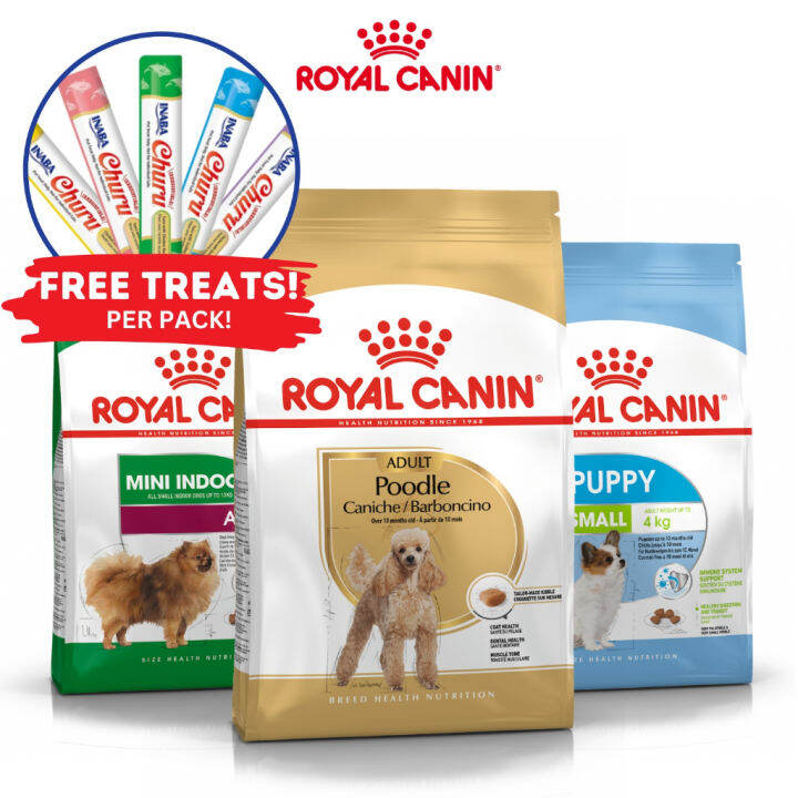 Royal Canin Dry Dog Food FREE Treats, All Breeds & Sizes, Adult/Puppy