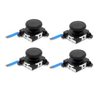 4PCS Replacement Joystick Black Joystick Plastic Joystick for Switch 3D Joystick Analog Thumb Stick for Switch Lite Joycon Game Controller Repair Tool