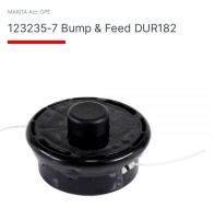 Makita Bump&amp;Feed part no.123235-7  for model. DUR182D,DUR183,DUR186,DUR142,DUR143  ตลับเอ็นตัดหญ้า