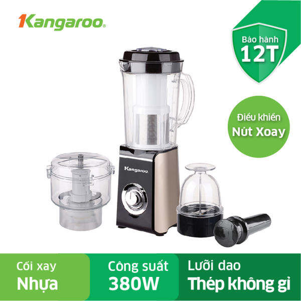Máy xay sinh tố đa năng Kangaroo KG3B1 dung tích 1 Lít, 2 tốc độ xay, 1 tạo xung, công suất 380W