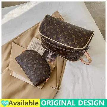 LV BOX SLING / MAKEUP BAG WITH BOX, Women's Fashion, Bags